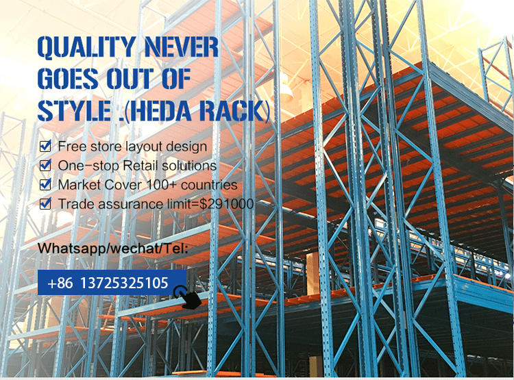 High Quality Q235B Metal Teardrop Pallet Rack