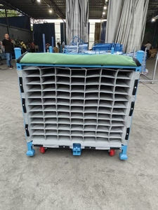 Reinforced Reusable Automotive Parts Turnover Storage Rack