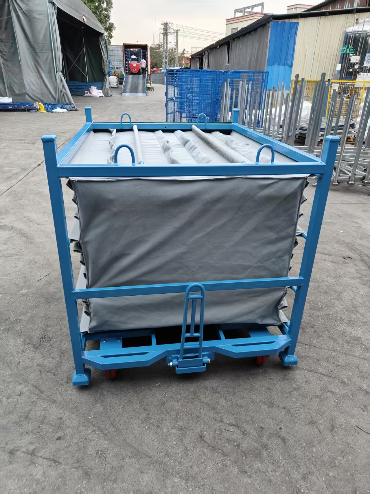 Premium Industrial Auto Parts Logistics Storage Reinforced Reusable Automotive Parts Turnover Storage Rack