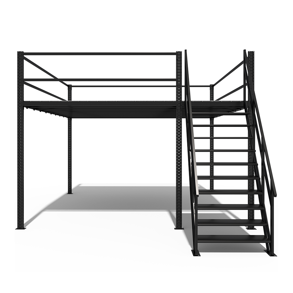 Heavy Duty Rack Industrial Mezzanine Interlocking Floor Rack Attic Racking System For Warehouse Storage