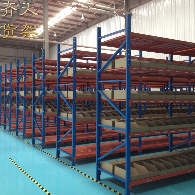 Custom Shelves 200kg 4-Tier Load Capacity Anti-Rust Boltless Steel Industrial Warehouse Storage Rack