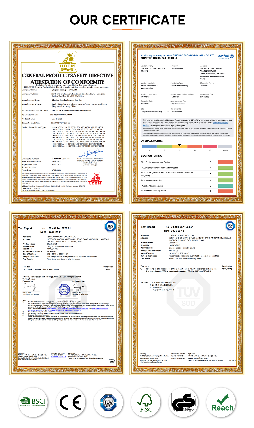 Certification Certificate