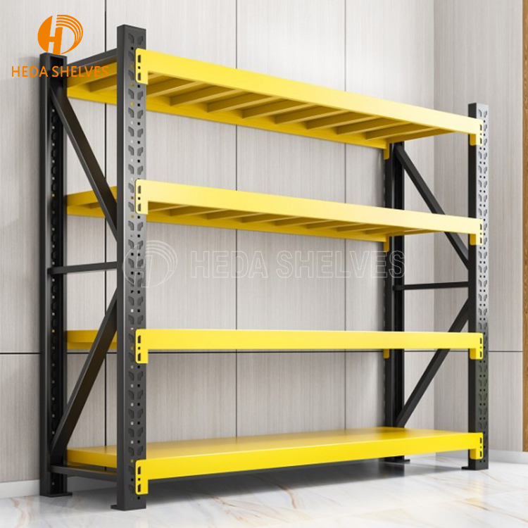 Wholesale Heavy-Duty Industrial Shelves Steel Multi-Layer Thickened Medium-Duty Rack for Warehouse Storage Light-Duty