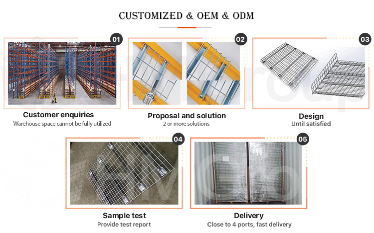 High Quality Corrosion Protection Powder Coated Galvanized Welded Flat Wire Mesh Decking Railing