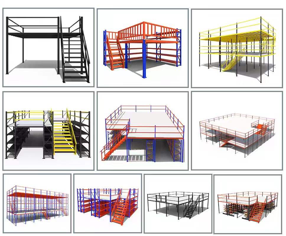 Steel Structure Mezzanine Floor Rack Platform