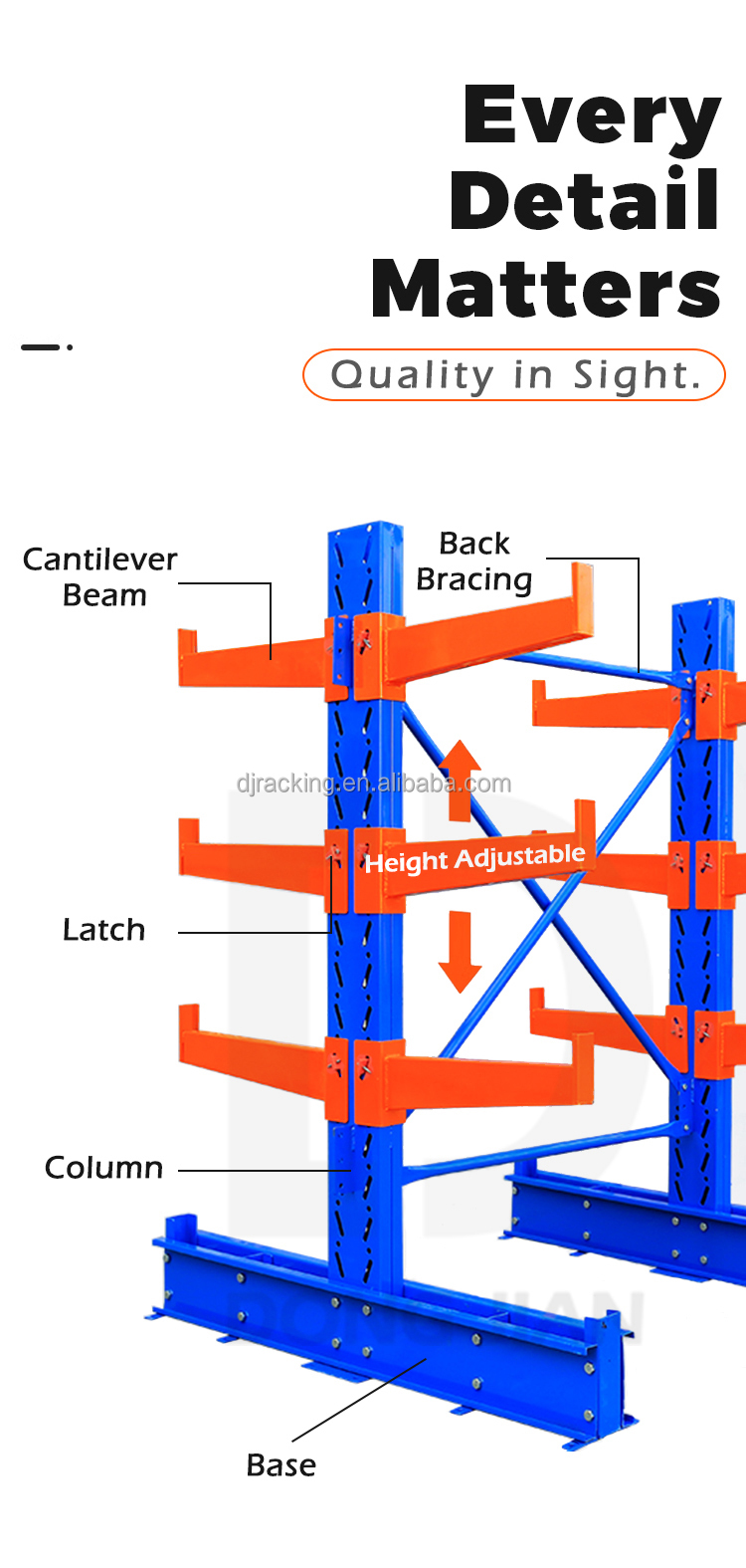 Cantilever Rack Detail 3
