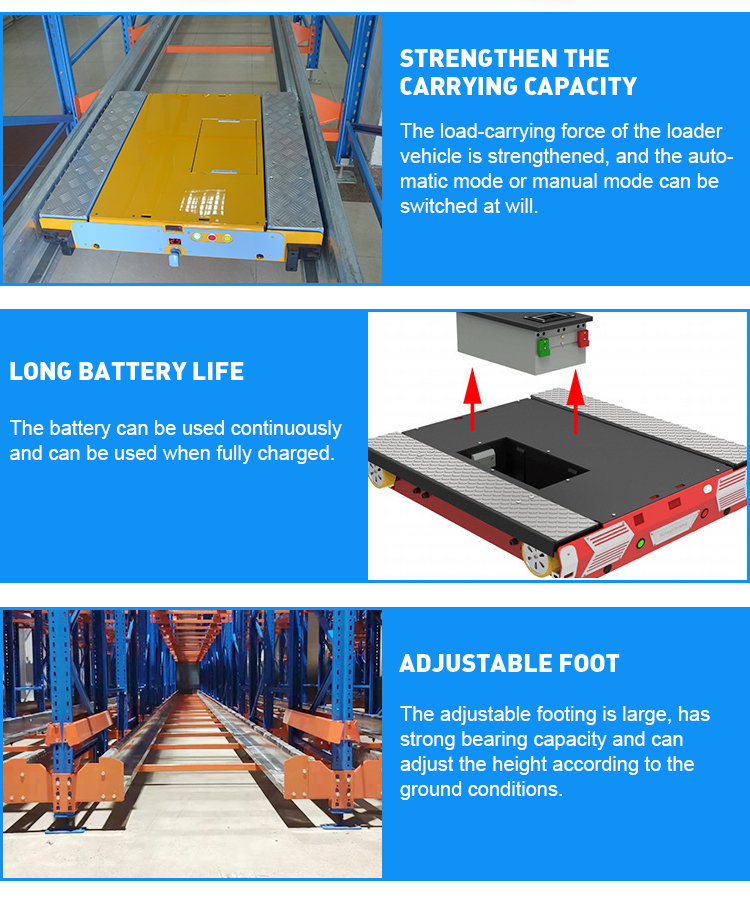 Radio Shuttle Rack Specifications and Details