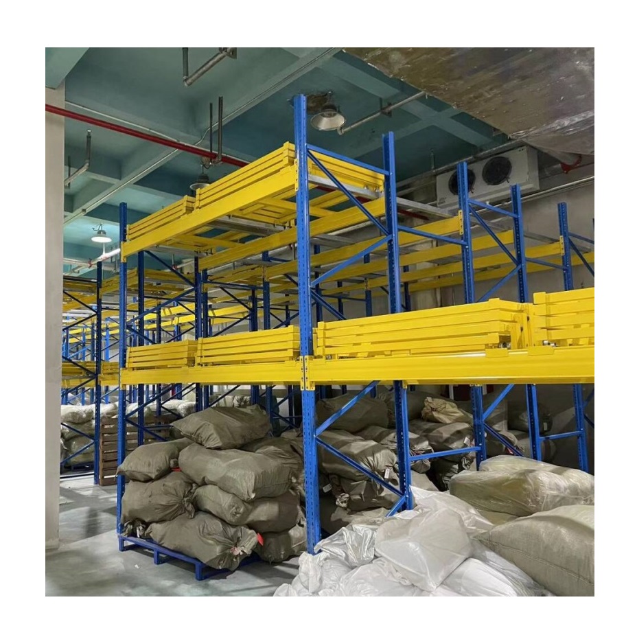China Supplier Jinhui Hot Seller Warehouse Racking Storage Shelf Push Back Metal Pallet Rack For Industry