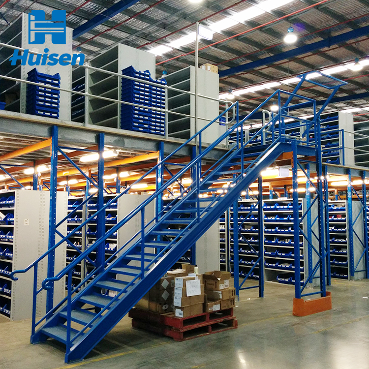 Q235 Steel Industrial Loft Design Mezzanine Racking System For Industrial Factory High Quality Supply Fast Delivery