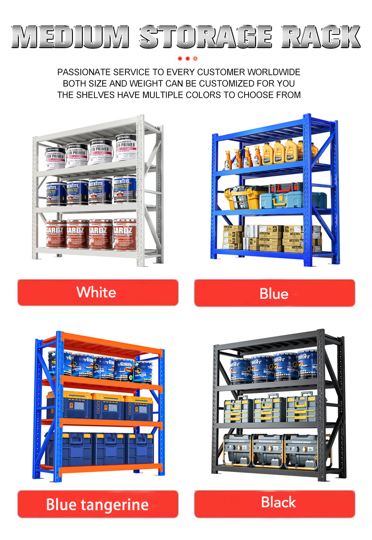 Medium Duty Storage Racks Display