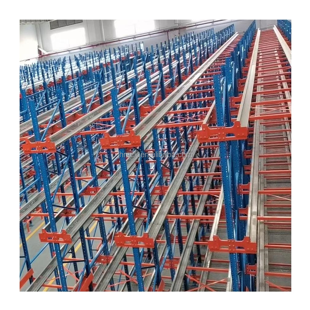 Adjustable High-Speed Storage Racks Shelving Systems Pallet Car Auto Shuttle Racking System For Warehouse