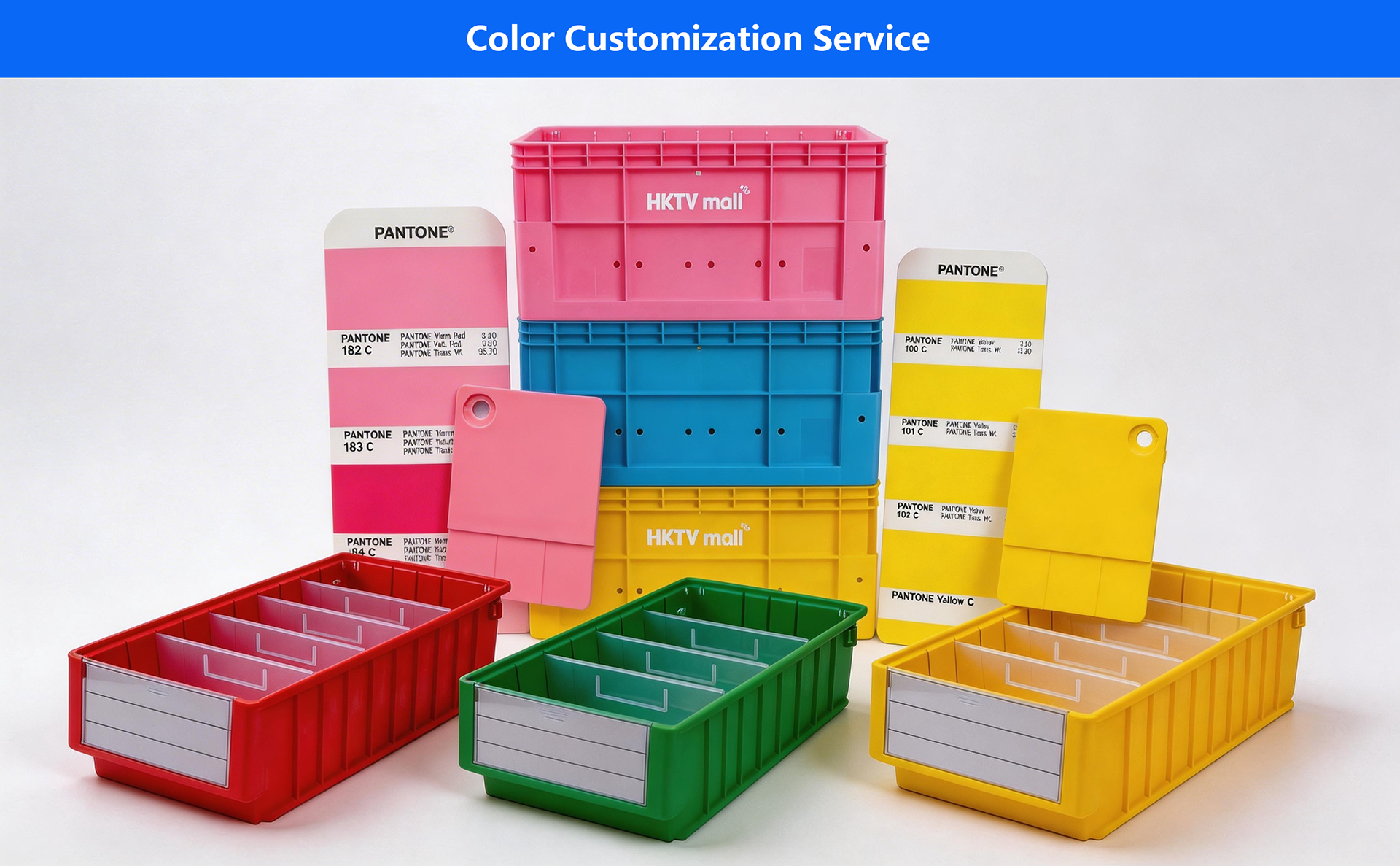 INORDER Semi-Open Stacking Warehouse Bin Spare Parts Picking Storage Organizer for Hardware Sorting Shelving Wholesale