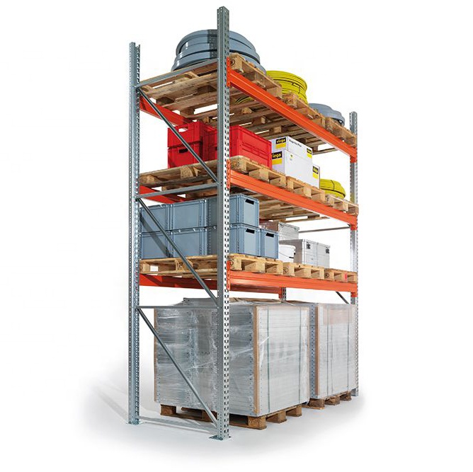 Steel Shelving Adjustable Metal Boltless Shelf Pallet Storage Use Metal Racking Stacking Racks &amp; Shelves