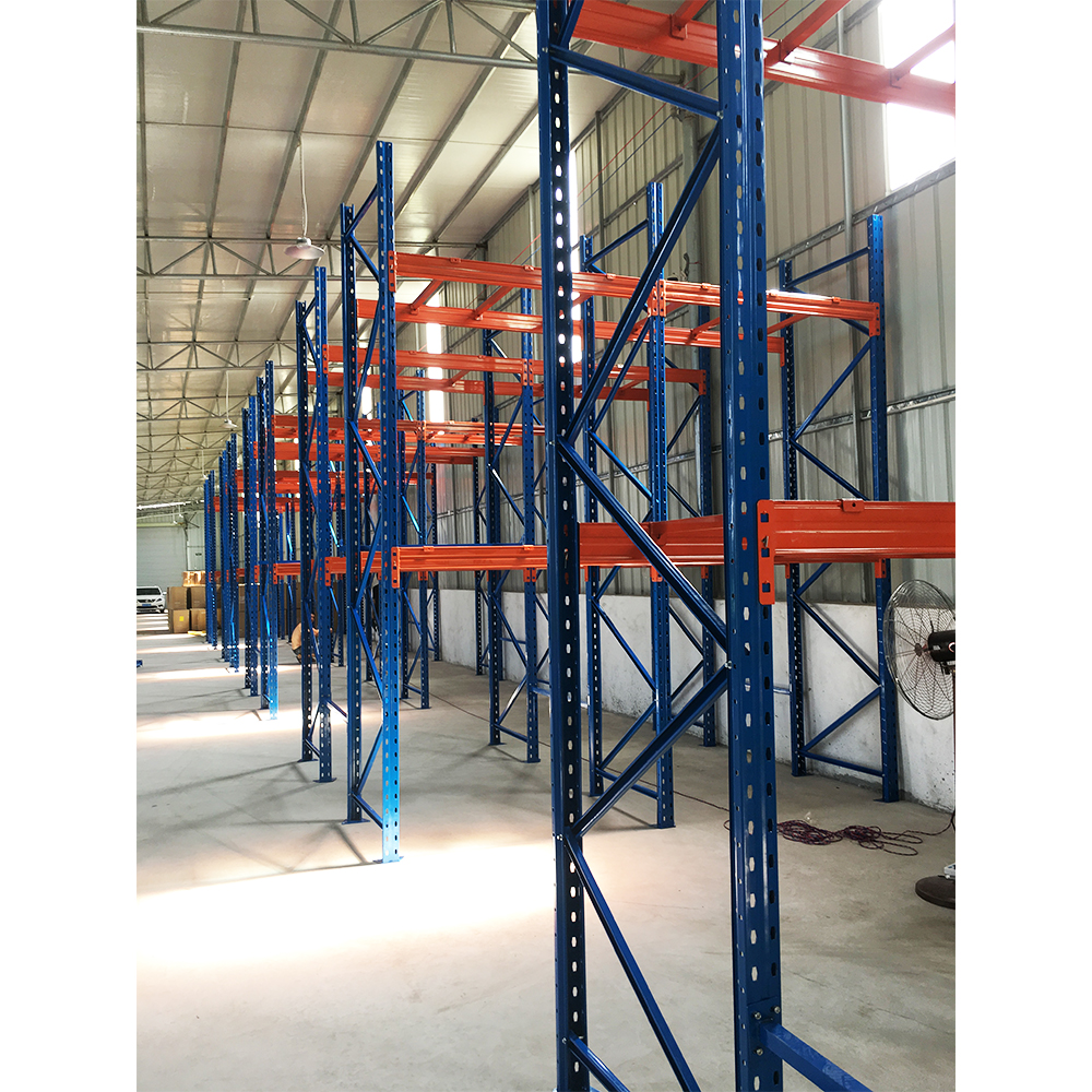 Powder Coated Steel OEM Custom Size Heavy Duty Selective Pallet Rack