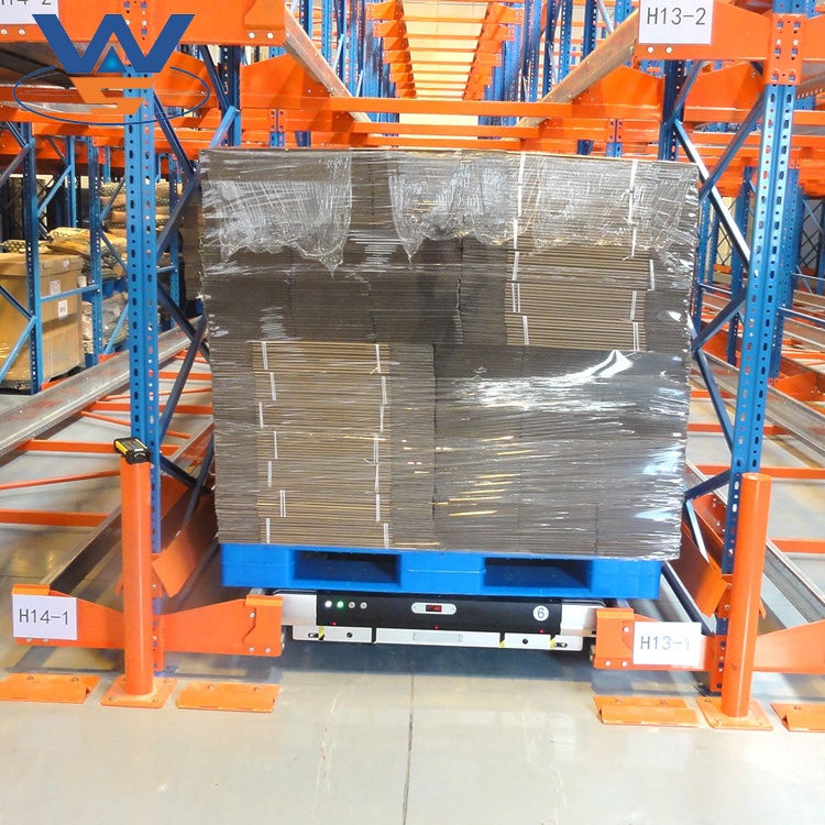 Automated Radio Shuttle Car Logistics Industrial Shuttle Car Radio-Controlled Pallet Shuttle