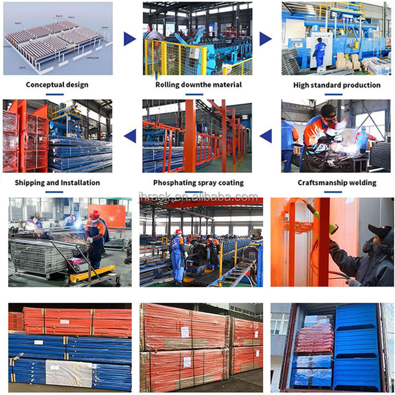 High Density Warehouse Automatic Radio Shuttle Rack Shelves Storage Racks Heavy Duty Pallet Racking Radio Shuttle Racking System