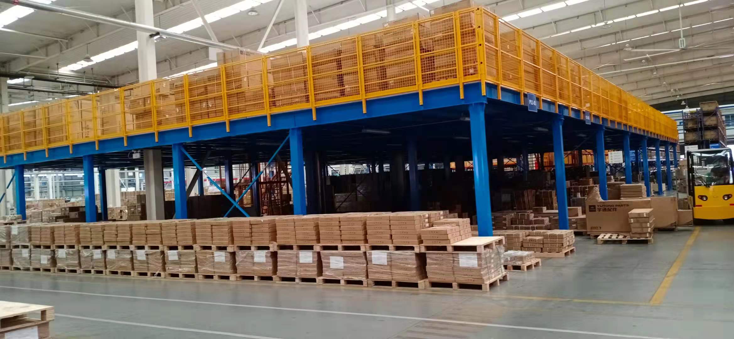 OEM/ODM Industrial Mezzanine Floors Heavy Duty Steel Platform Racking Floor Mezzanine Floor Warehouse System Mezzanine Rack