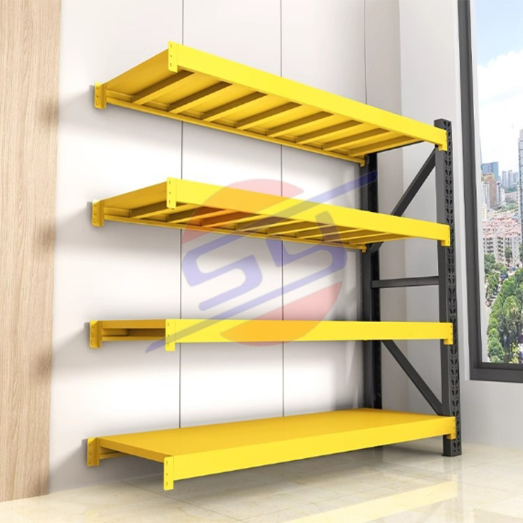 China Factory Warehouse Metal Pallet Racking Systems Easy-to-Install Boltless 5 Layer Steel Units