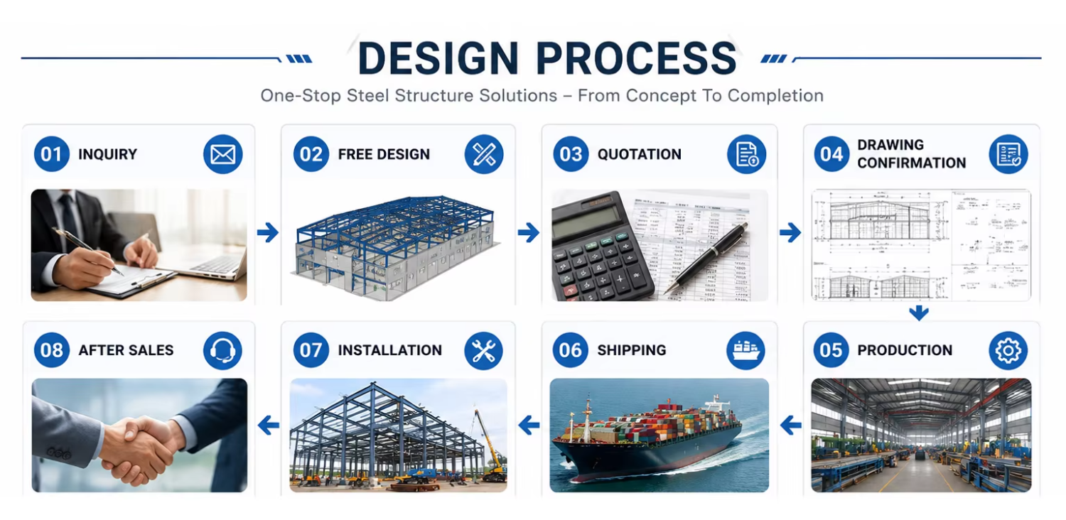 Prefabricated Steel Warehouse Building Mezzanine Floor Multi Level Storage Industrial Steel Frame Structure System