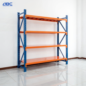 ABCTOOLS Heavy Duty Boltless Storage Shelving 4 Layer Adjustable Industrial Metal Rack Warehouse Steel Shelf Garage Organizer