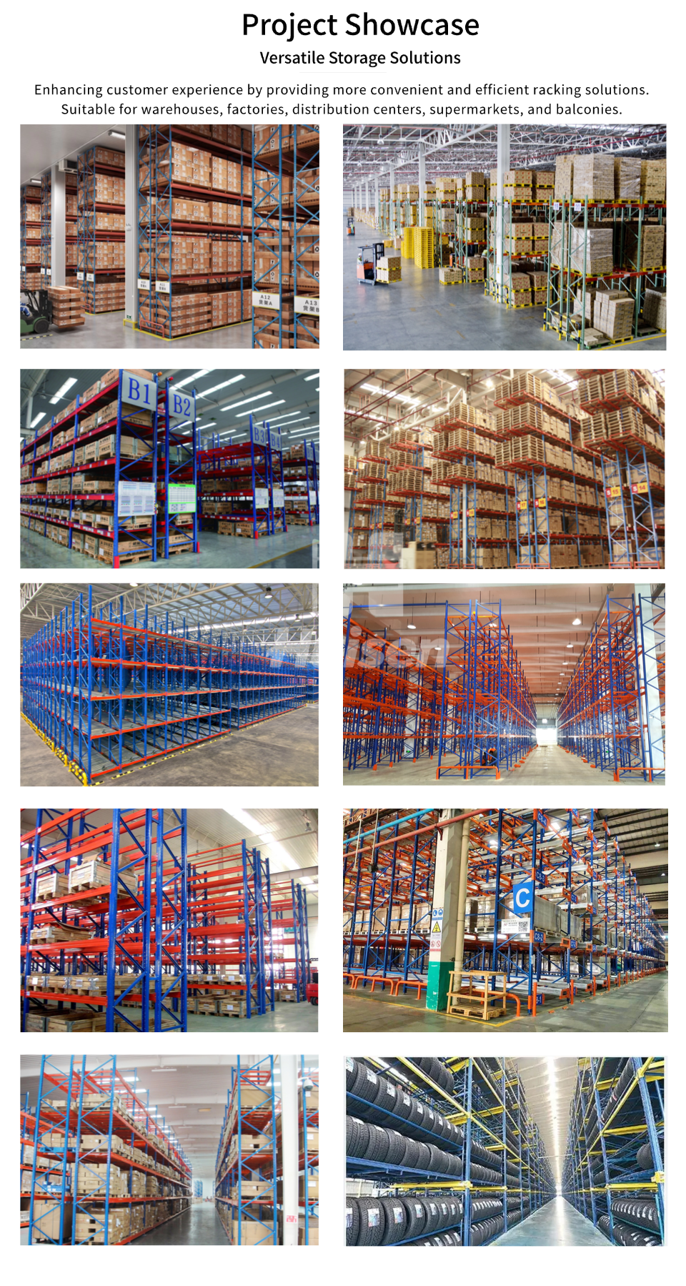 Steel Stacking Shelving System