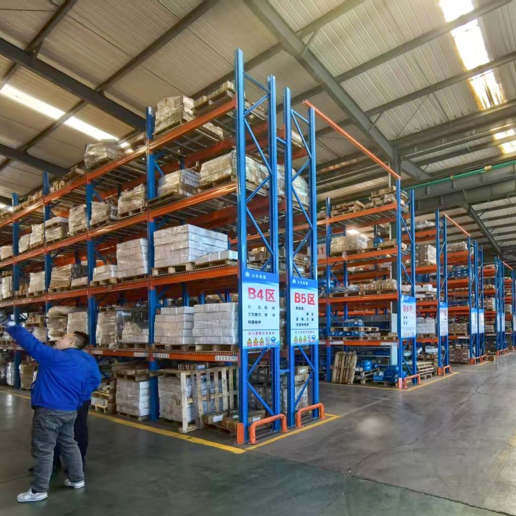 Heavy Duty Industrial Pallet Racks Customized 5 Level American Teardrop Pallet Racking System for Oil Warehouse Storage