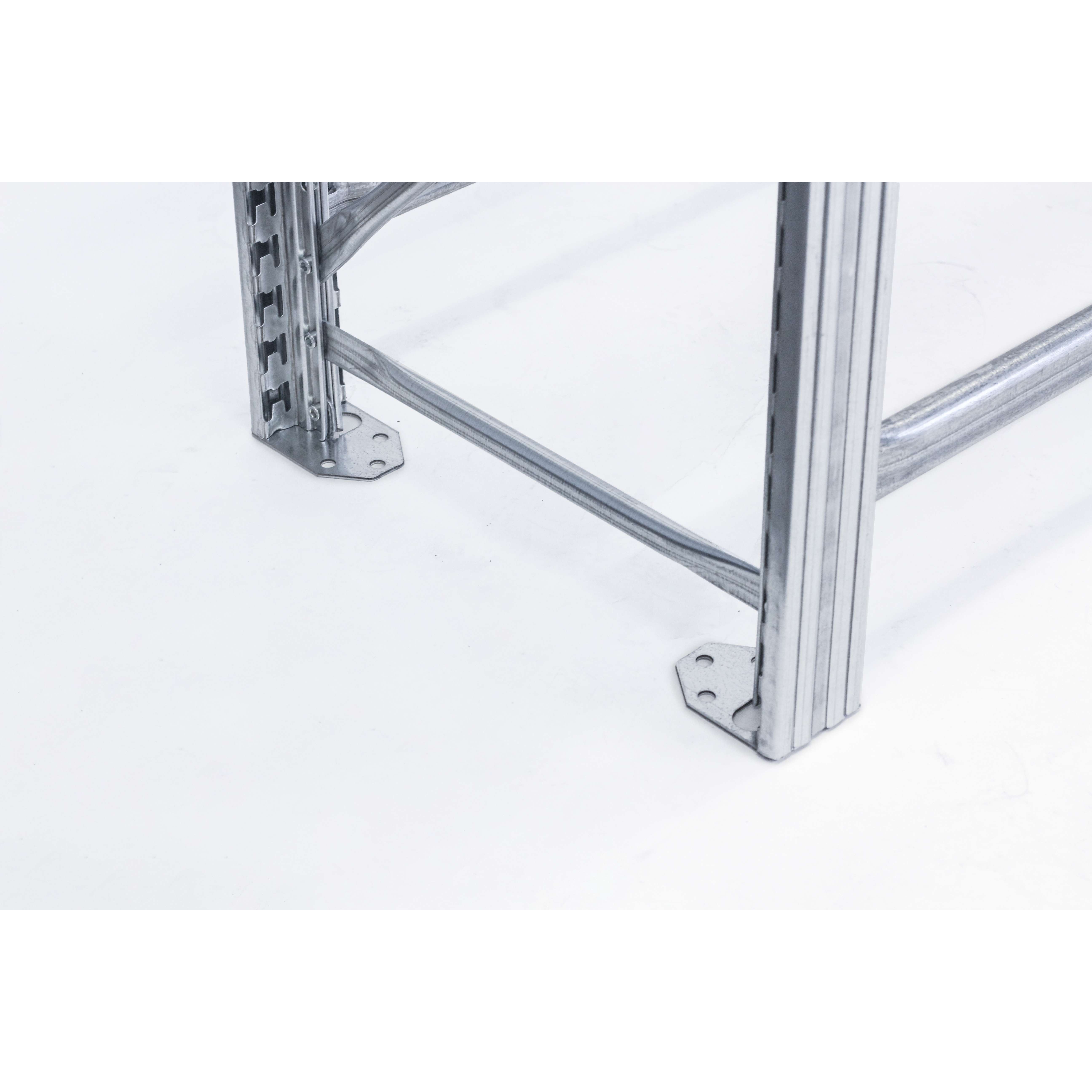 Hot Sale Heavy Duty Galvanized Steel Adjustable Rubber Tire Storage Shelf Rack for Garage &amp; Workshop