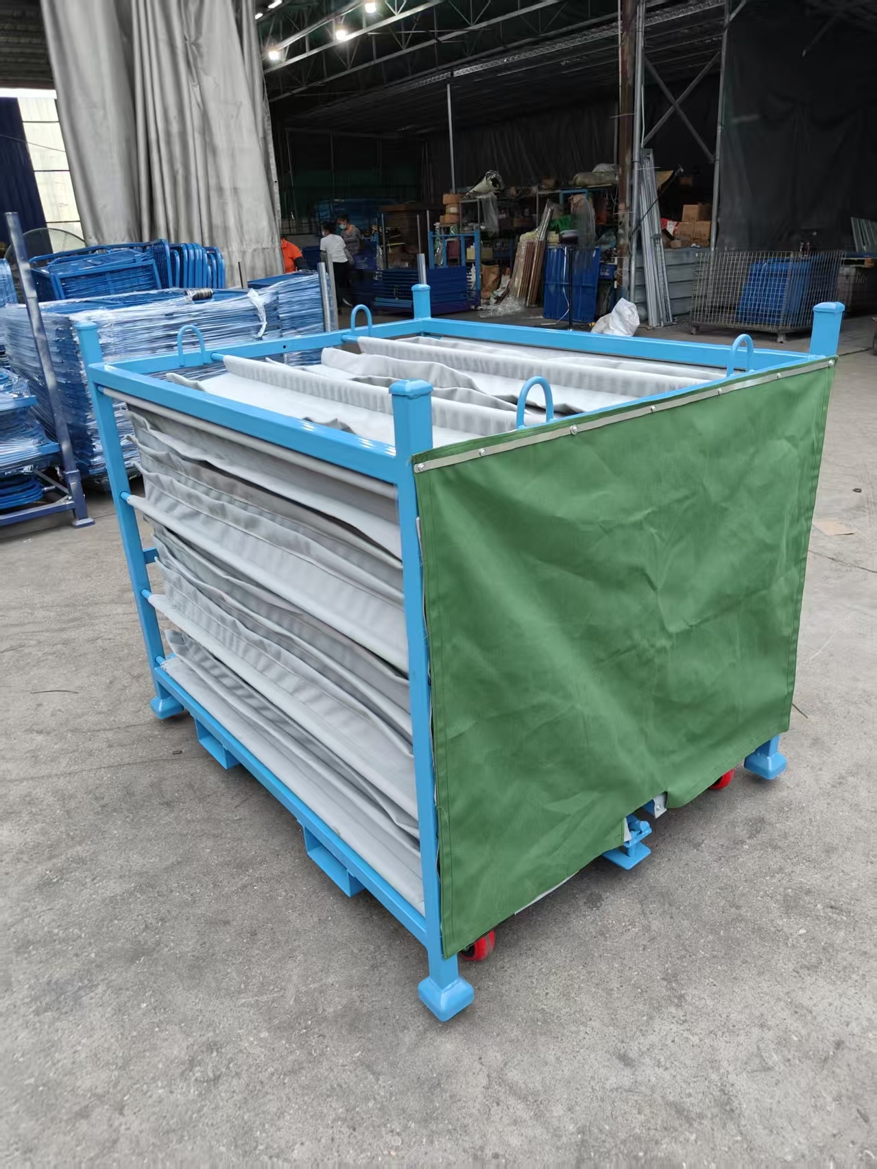 Premium Industrial Auto Parts Logistics Storage Reinforced Reusable Automotive Parts Turnover Storage Rack
