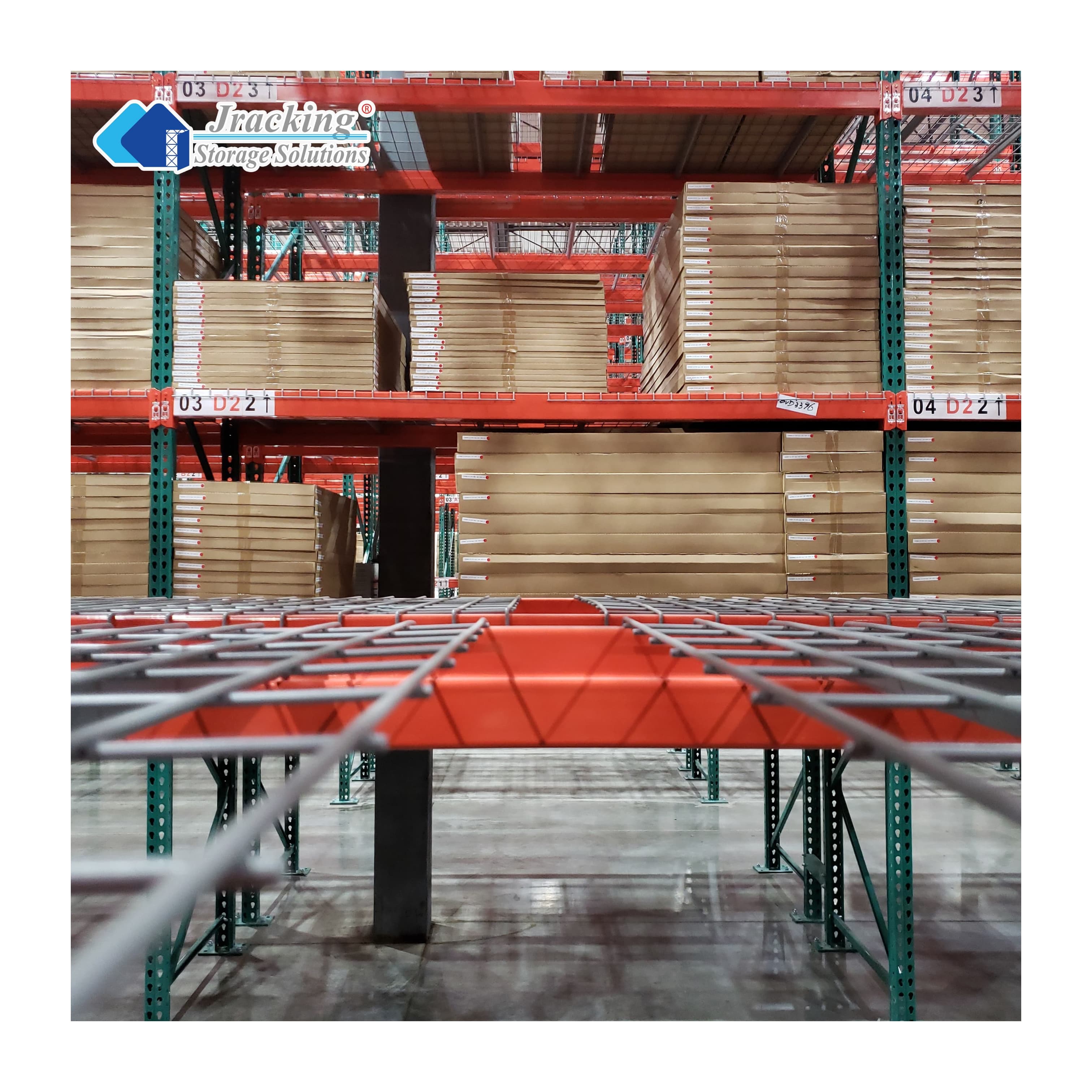 Heavy Duty Certified Industrial Storage Shelving US WarehouseTeardrop Pallet Racking for Warehouse Storage System