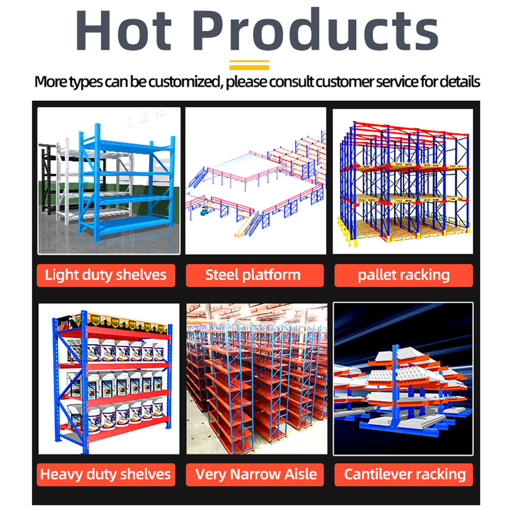 200kg Heavy Duty Steel Storage Rack Metal Warehouse Shelf Industrial Shelf