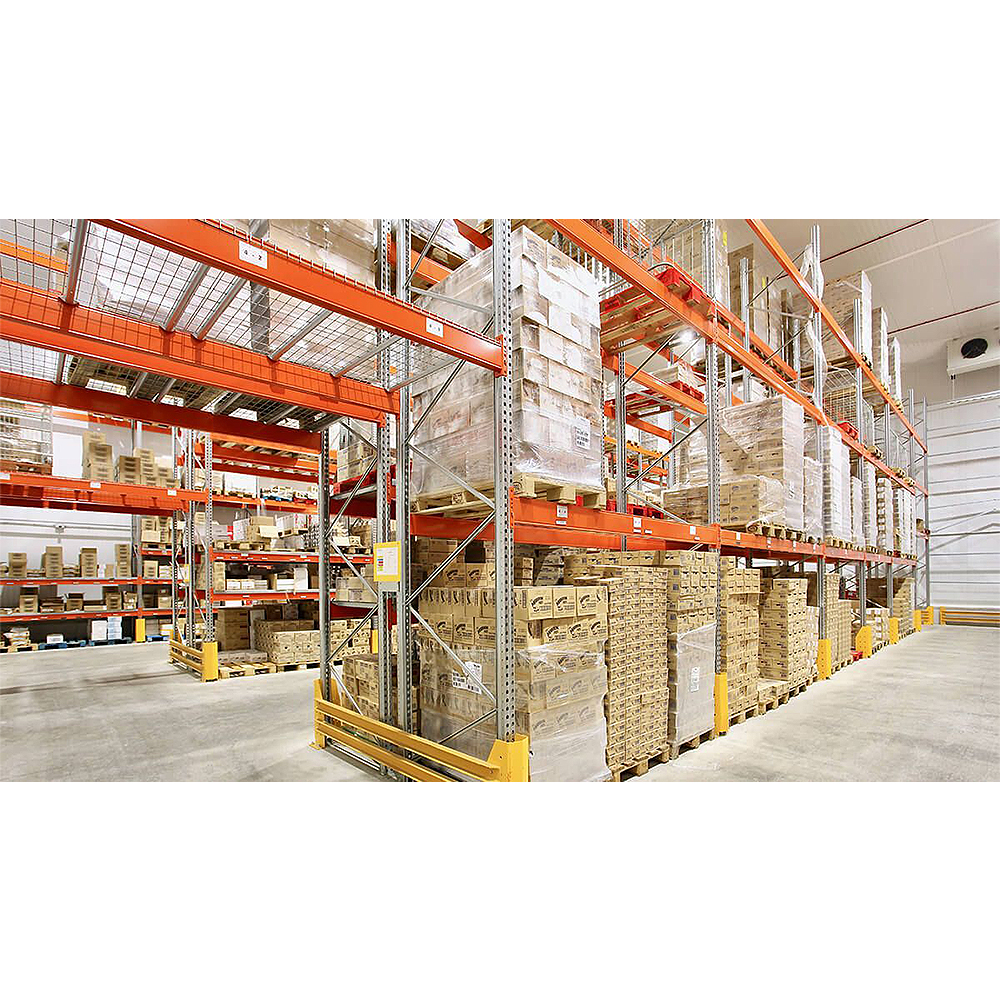 Powder Coated Steel OEM Custom Size Heavy Duty Selective Pallet Rack