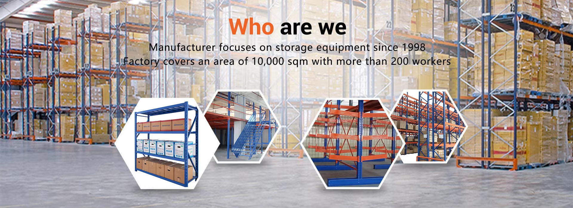 Warehouse Storage Rack Banner