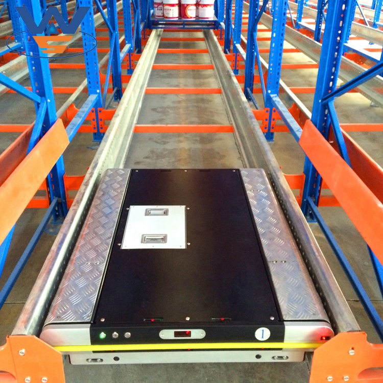 Automated Radio Shuttle Car Logistics Industrial Shuttle Car Radio-Controlled Pallet Shuttle