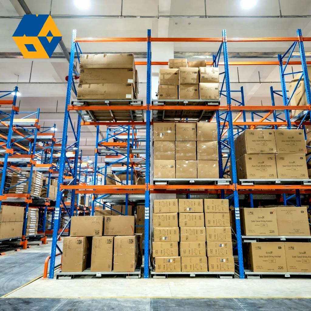 Customized Steel Pallet Rack Stacking Racks &amp; Shelves Warehouse Storage Rack Heavy Duty Shuttle Racking For Industrial