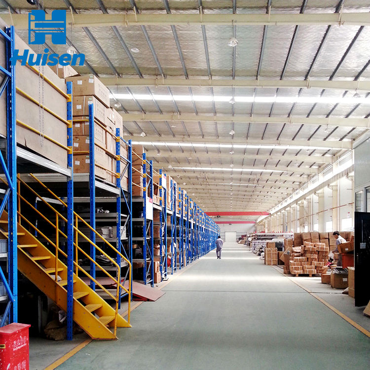 High-Quality Industrial Steel Mezzanine Flooring Retail Shelving Loft Type Multi-Level Metal Racking For Container Loading Area