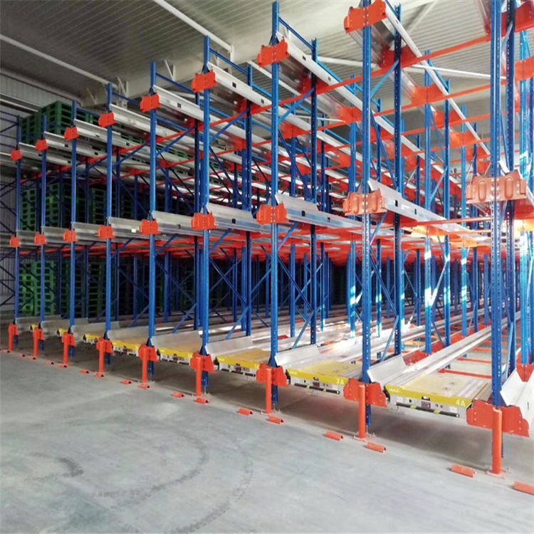 Automated Radio Shuttle Car Logistics Industrial Shuttle Car Radio-Controlled Pallet Shuttle