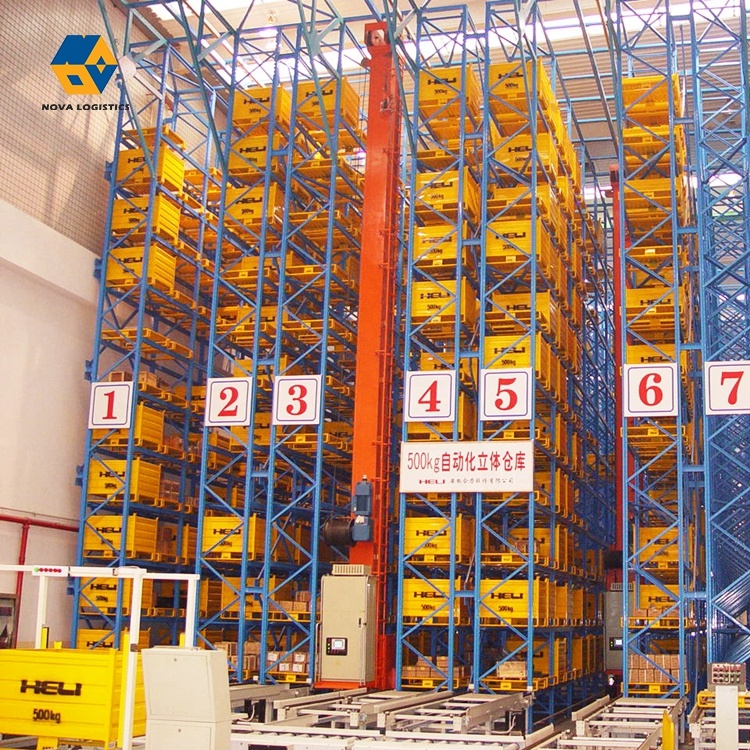 Customized Stacker Crane ASRS Automatic Vertical Warehouse System Automated Storage And Retrieval Pallet Shuttle Racking System