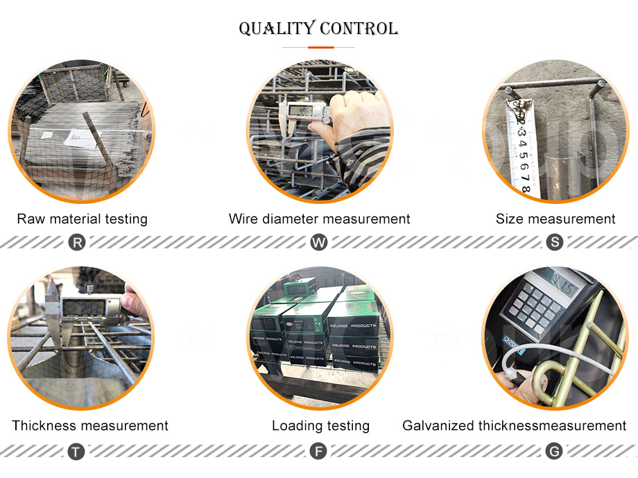 High Quality Corrosion Protection Powder Coated Galvanized Welded Flat Wire Mesh Decking Railing