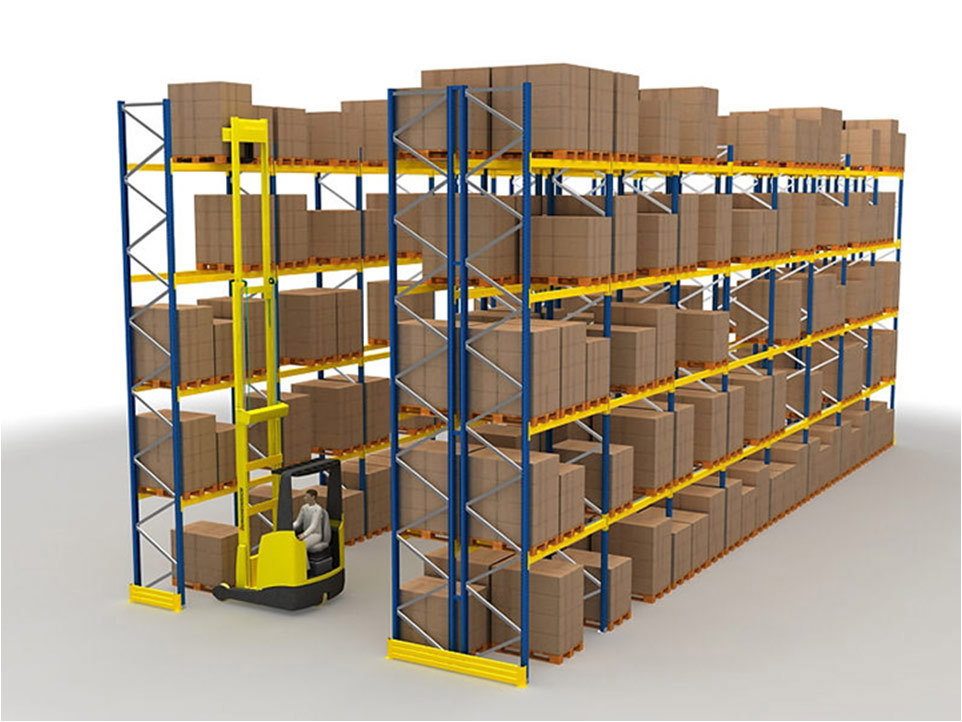 GENEX Selective Pallet Racking installation in UAE warehouse