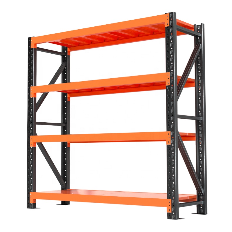Boltless Adjustable 200kg/Layer Industrial Storage Shelf Steel Racks for Warehouse Metal Rack System with Corrosion Protection