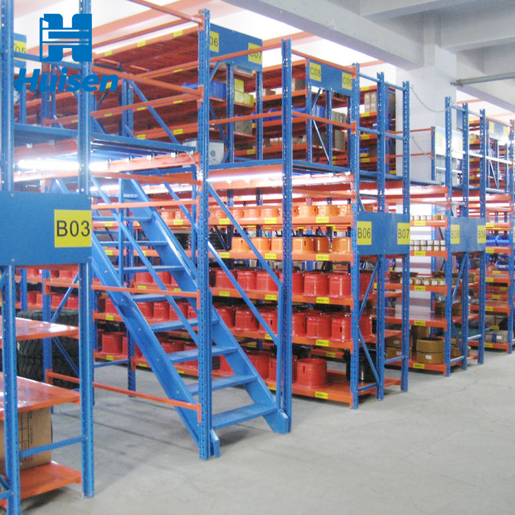 High-Quality Industrial Steel Mezzanine Flooring Retail Shelving Loft Type Multi-Level Metal Racking For Container Loading Area