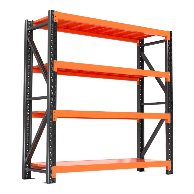 Boltless Adjustable 200kg/Layer Industrial Storage Shelf Steel Racks for Warehouse Metal Rack System with Corrosion Protection