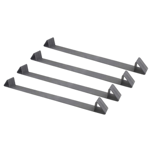 (4 Pack) Coil Chock &amp; Storage Rack, Light-Duty Black Steel Coil Holder Lightweight Black Steel Coil Storage Racks