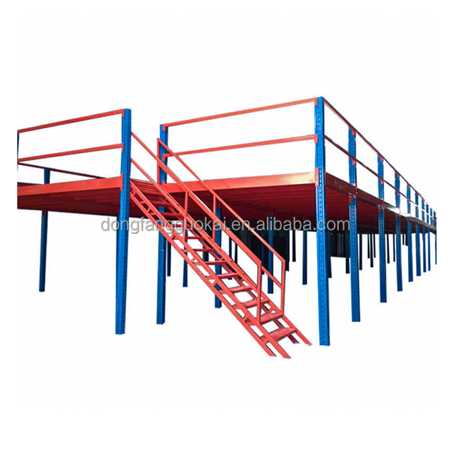 Mezzanine Racking System Steel Structure Mezzanine Platform Big Span Heavy Duty Weight Capacity for Warehouse Storage Solutions