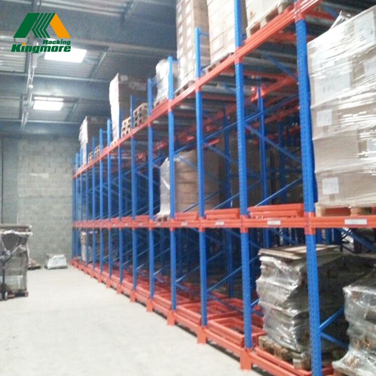 Heavy Duty Push Back Rack Stacking System Industrial Metal Rack Storage Equipment Warehouse Rack
