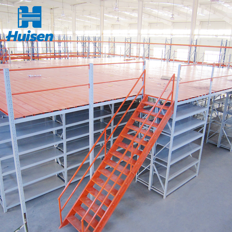 Q235 Steel Industrial Loft Design Mezzanine Racking System For Industrial Factory High Quality Supply Fast Delivery