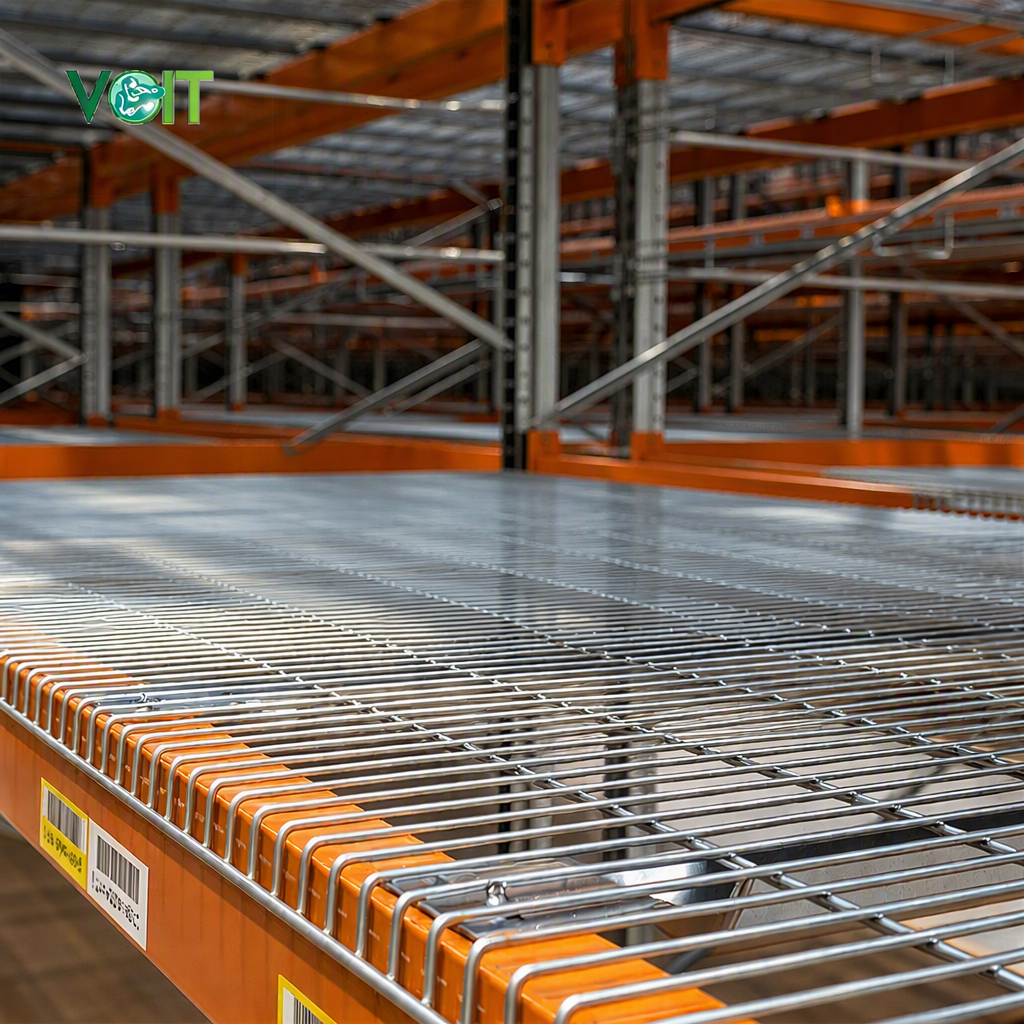 High-Strength Galvanized Steel Heavy Duty Industrial Warehouse Corrosion Protection Wire Mesh Decking