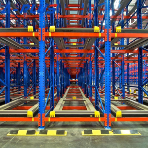 Low Cost Industrial Storage Racking System LIFO Rack Shelving Warehouse Push Back Rack